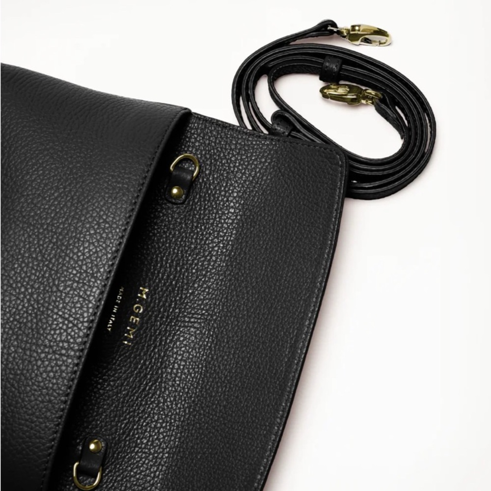 NWT - M.Gemi The Francesca Convertible Crossbody (black) - Picture 5 of 10